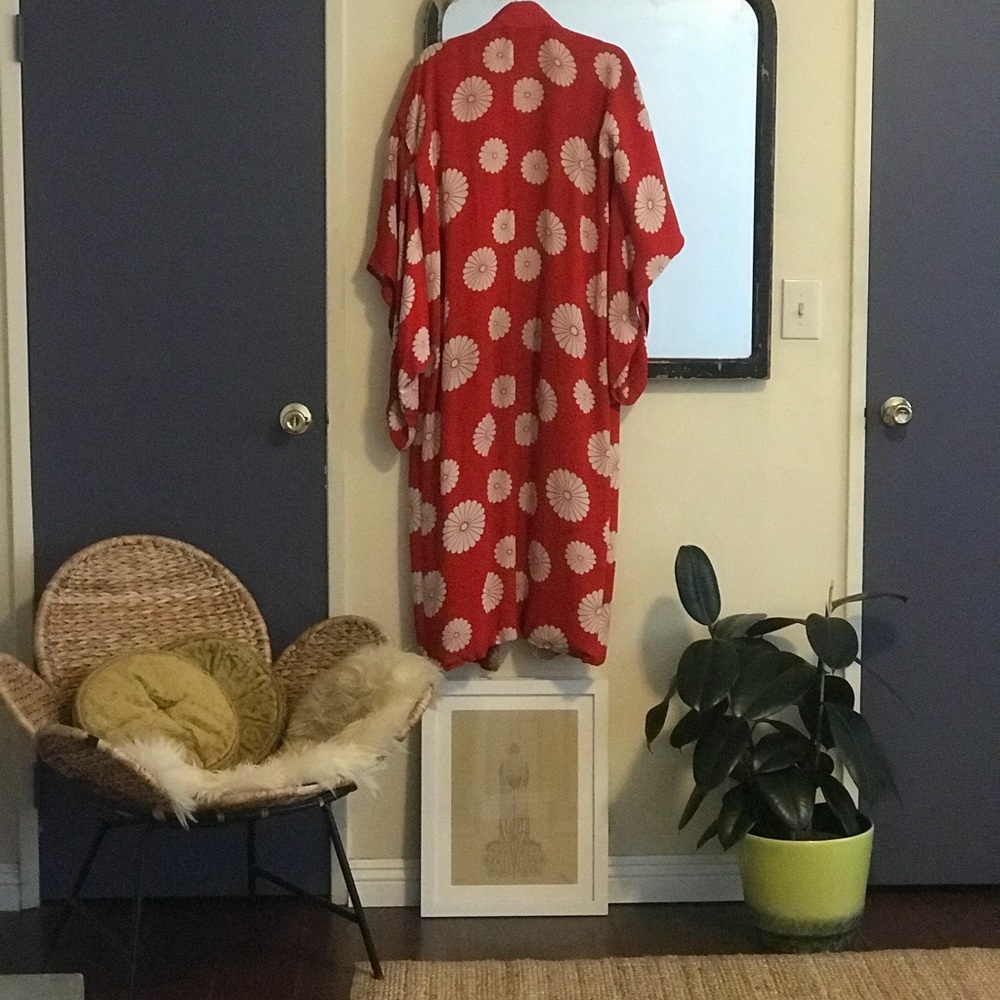 Vintage rare silk kimono